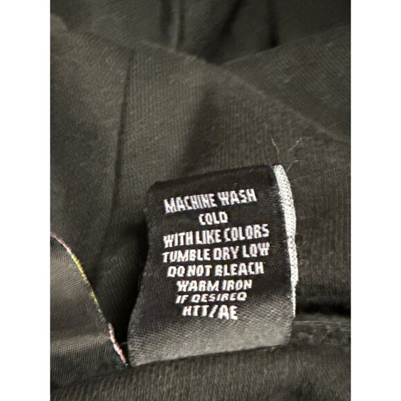 Arizona Iced Tea Men's Sweatshirt Hoodie Black Embroidered Logo Size Large - Picture 7 of 7